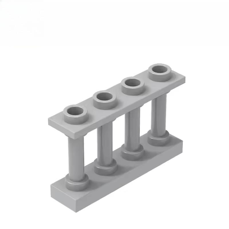 Non-Toxic 50Pcs Creative Fence Railing Building Block Diy Moc Garden Construction Accessories Compatible With Brick Children'S Toys
