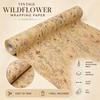 Vintage Wildflower Wrapping Paper Rustic Style Botanical Wrapping Paper  Present Wrapping