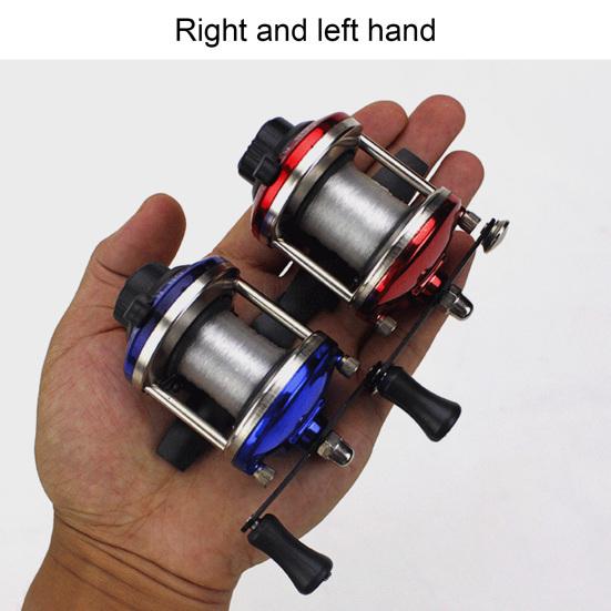 MUQZI спортивный аксессуар, уличный зимний карманный мини-лодочный спиннинг, колесо для зимней рыбалки, снасти с леской 50 м