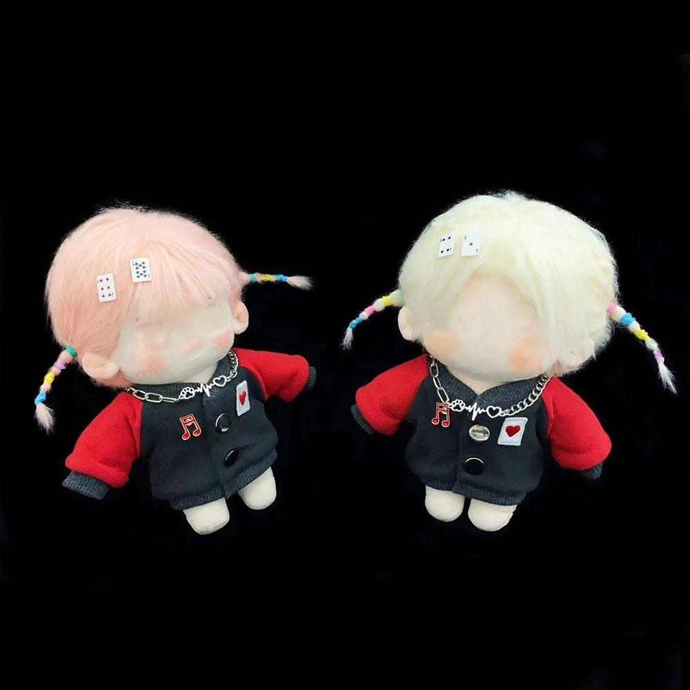 Playing House Cotton Stuffed Dolls Embroidery Jackets Baseball Uniform 20cm Doll Clothes