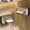 1PC Luxury Tissue Box Wall-Mounted Acrylic Transparent Tissue Box Table Napkin Holder Bathroom Paper Box Tissue Paper Dispenser