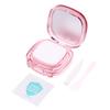 Refillable Air Cushion Compact - Square Empty Makeup Case with Mirror & Sponge for Cosmetics