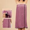 Women Shower Wrap Robe 53X31 Inch Thickened Soft Bath Skirt Towel Wrap For Women For Ladies Girls Teens Adults Swimming Spa