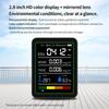 1 Комплект CO2 TVOC HCHO PM Метр Цифровой Термометр Влажности Многофункциональный Цифровой Монитор Качества Воздуха Домашний Детектор Воздуха