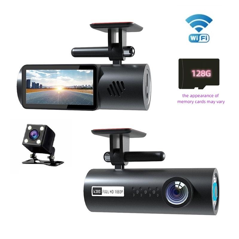 Новое WiFi-подключение мобильного телефона, двойная запись, ночное видение высокой четкости, автомобильный видеорегистратор, записывающий устройство для нанесения помады