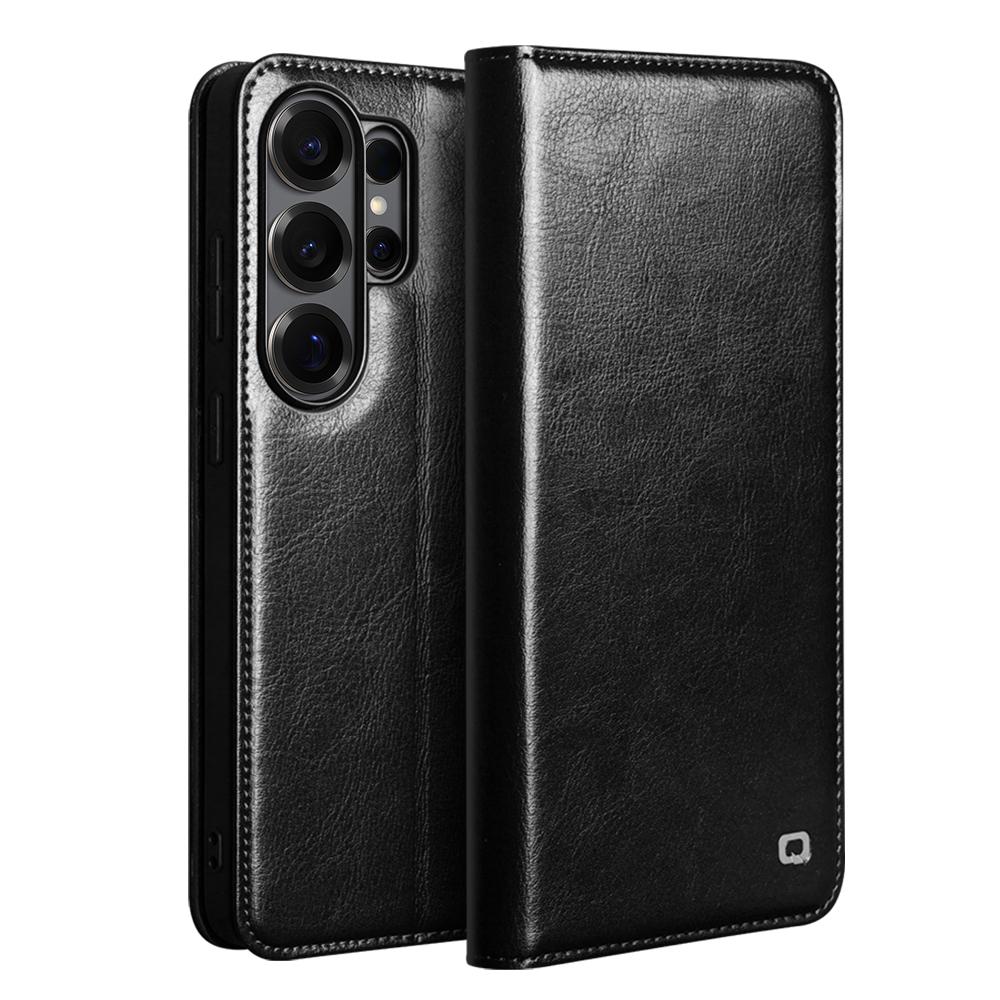 Оригинальный кожаный чехол для телефона Samsung S26+ Plus 5G, деловой стиль, модный, роскошный, с отделениями для карт, чехол для S26 Ultra 5G