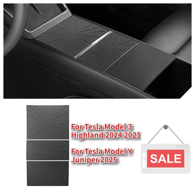 For Tesla Model Y Juniper 2025 Center Console Pad Central Control Armrest Protection Patch New Model 3 Highland Car Accessories