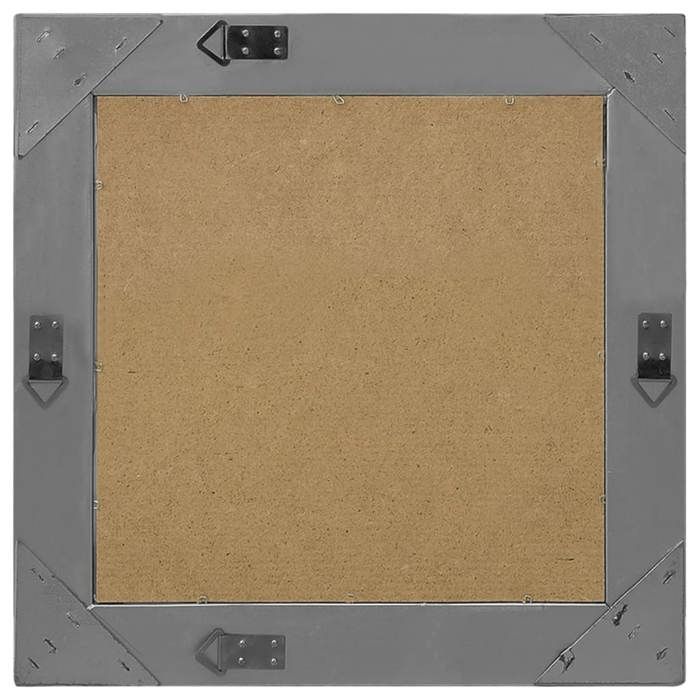 VidaXL Wall Mirror Baroque Style 50x50 Cm Black 320315