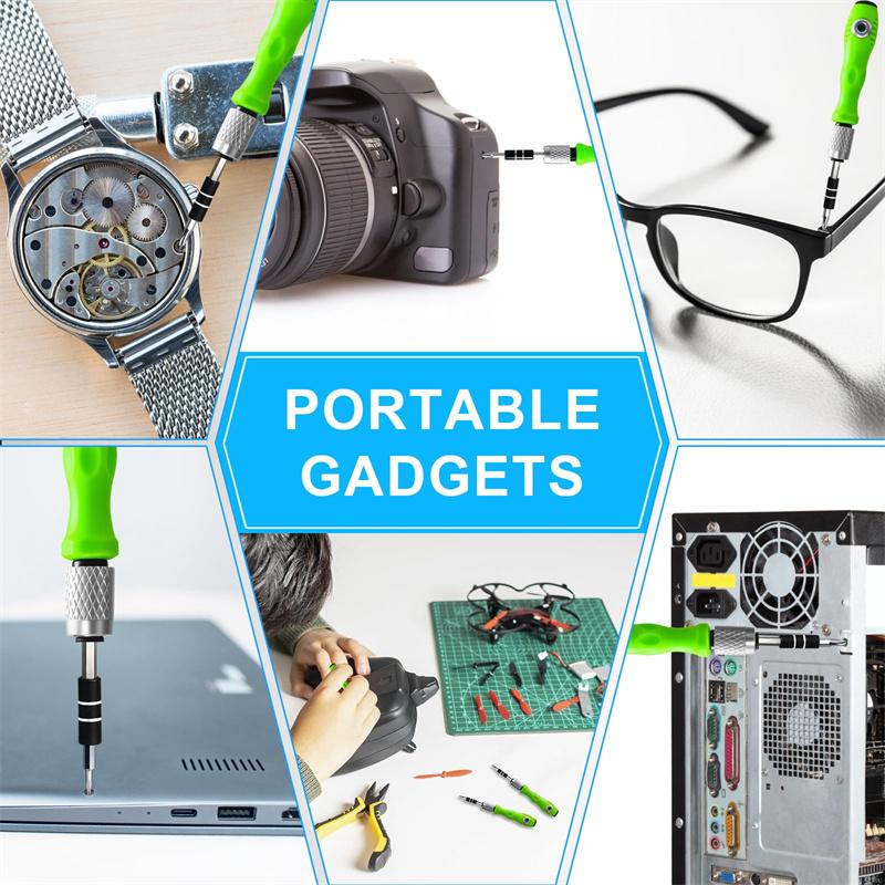 Набор из 32 маленьких прецизионных отверток, магнитный набор мини-отверток, профессиональный набор крошечных ремонтных инструментов для часов, ноутбуков