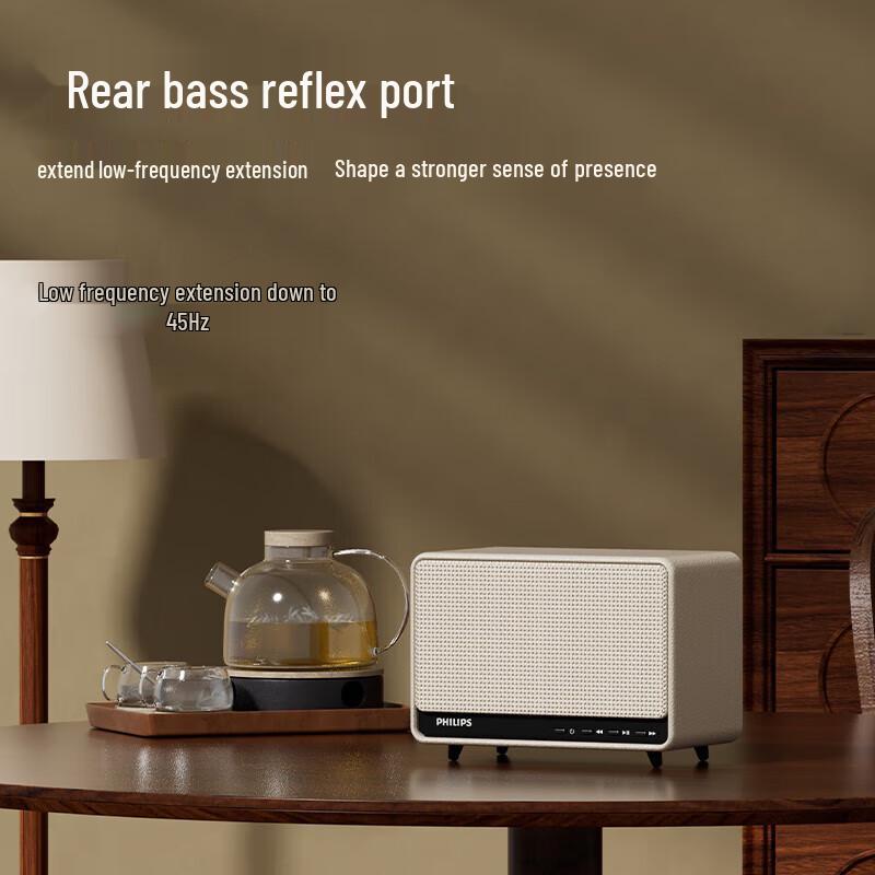 Philips TAS6500 Retro Bluetooth Speaker