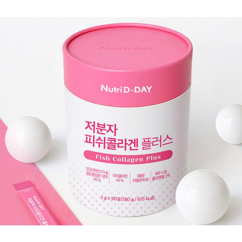 Nutri D Day низкомолекулярный рыбный коллаген Plus, 180 г, 1 шт.