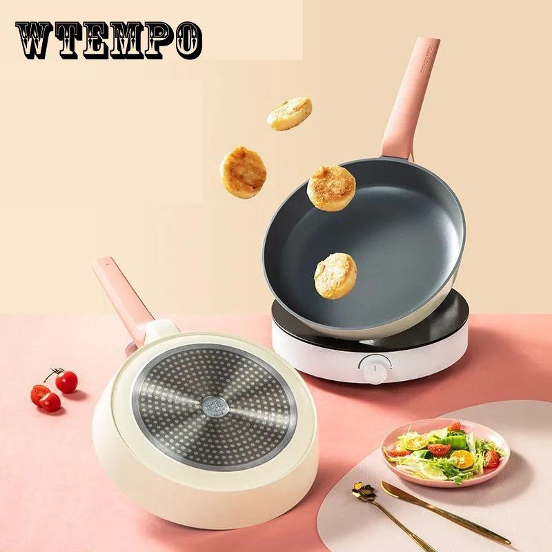 Сковорода Вок с антипригарным покрытием, бытовая сковорода для блинов, ручная сковорода для блинов, кухонная утварь