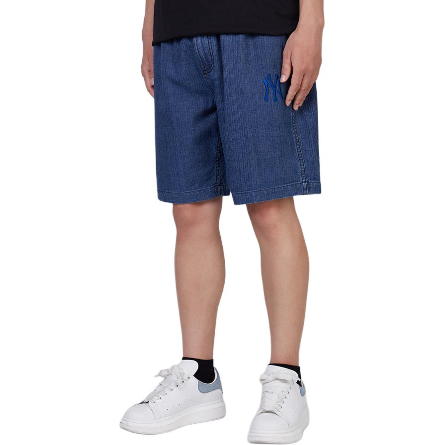 New Era SS25 Свободные Удобные Простые Модные Джинсовые Шорты на Эластичной Талии Унисекс шорты 14529158