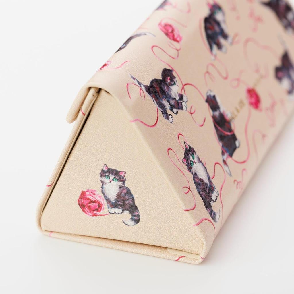 Marks PAJ-GS16-BE Тонкий футляр для очков, Paul & Joe Кошки с клубком