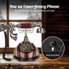 Home Office Decor Landlines Fashion Creative Antique European Pastoral Retro Wired Phone, Nostalgic Style, Rotary Dial