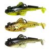 T-Tail Design Goby Soft Lure TPE Material T-Tail Swimbait  For Pike Bass Shad Swimbaits