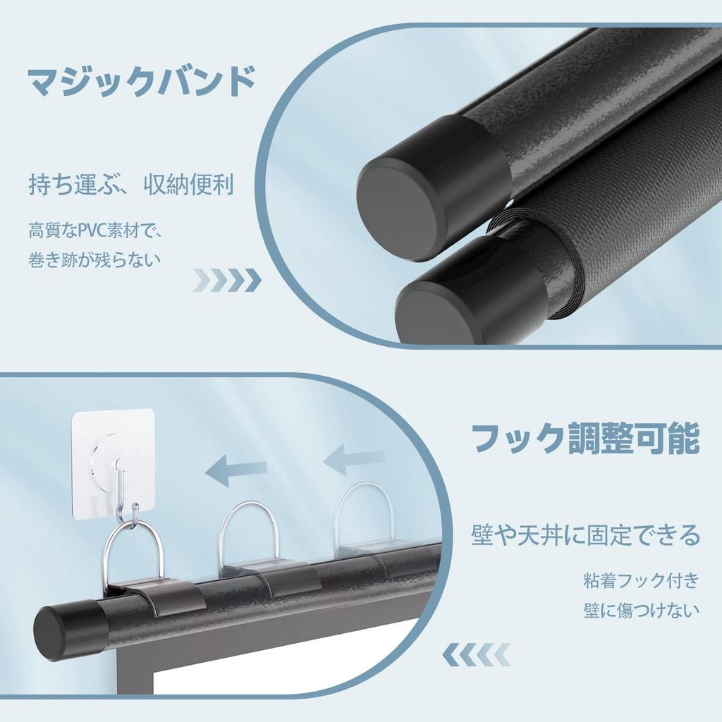 Проекционный экран 80 дюймов для домашнего кинотеатра, подвесной, складной, с большим углом обзора, настенный, проекционный экран, портативный, для использования в помещении и на улице