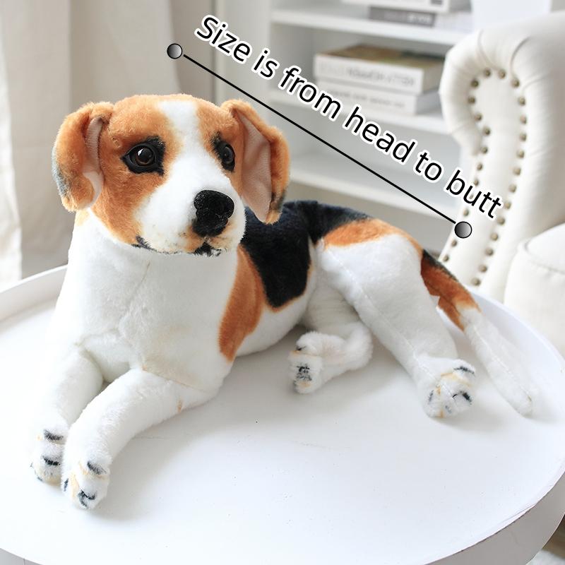 Плюшевая игрушка для собаки, реалистичная мягкая игрушка для собак, плюшевая игрушка для детей, домашний декор, талисман зоомагазина