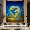 Custom Text Tapestry Warrington Wolves FC Print Wall Tapestry Indoor Living Room Wall Decor