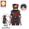 Аниме Сериал WM6159 Демонический Клинок Дендзи Кисибэ Игрушечная Фигурка Набор Строительных Блоков