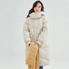 Down Jacket Women's Diamond Plaid Winter New Fashion Big Pocket Hooded Cotton Jacket