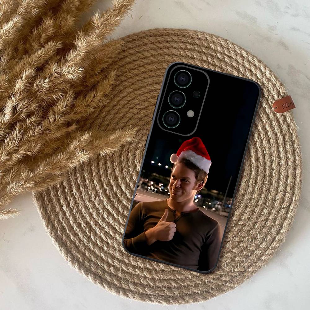 Чехол для телефона Samsung S25, S24, S21, S22, S23, S30, Ultra, S20, Plus, Fe, Lite, Note, 10, 9, 5G D-Dexter Morgan Черный Чехол
