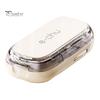 Precision Pill Cutter with Safety Guard Compact Portable Design Easy-Clean Detachable Storage Case Tablet Organizer