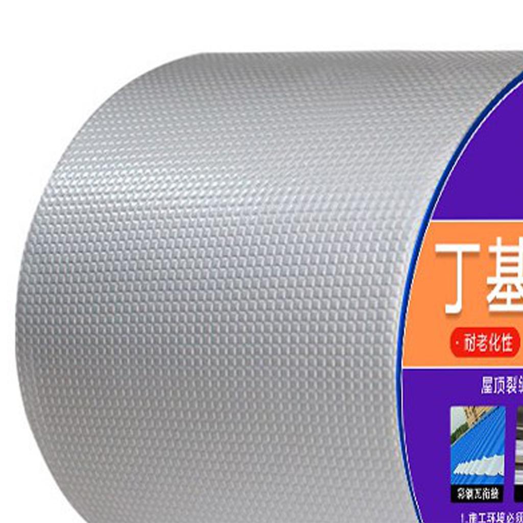 Бутиловая лента водонепроницаемая алюминиевая фольга 100 мм ширина 10 м длина самоклеящаяся для герметизации