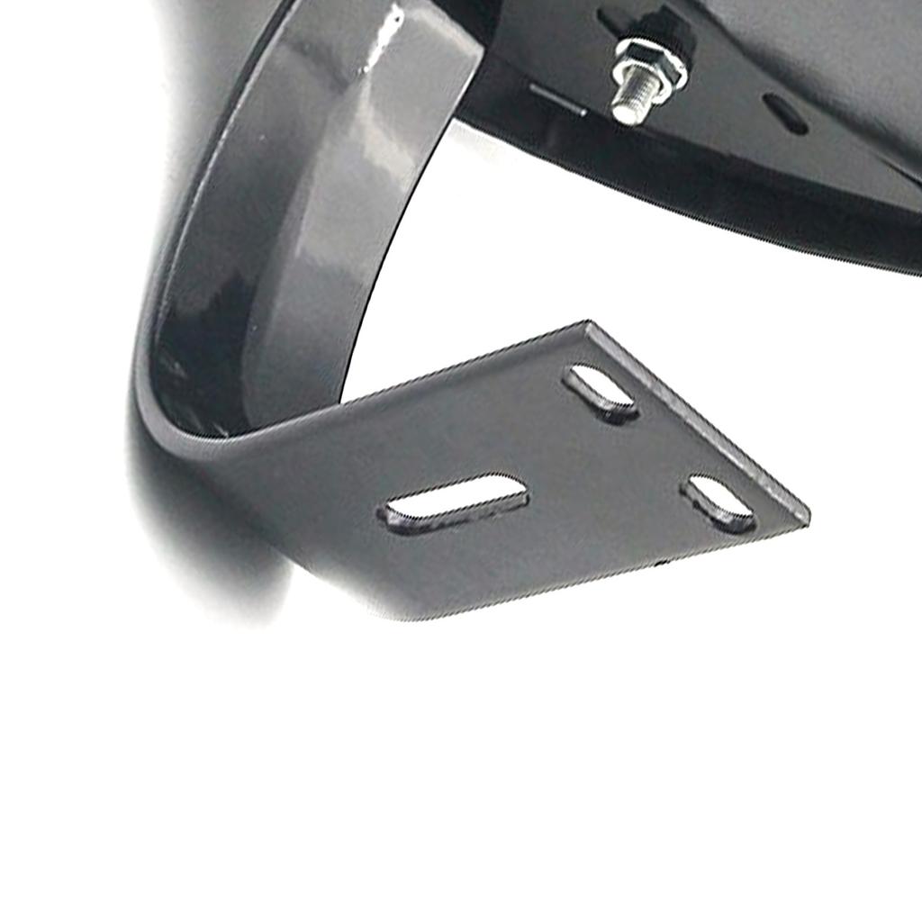 Bike Backrest Support PU Leather Electric Bicycle Rear Passenger Seat Backrest with Metal Support Soft Sponge Cushion