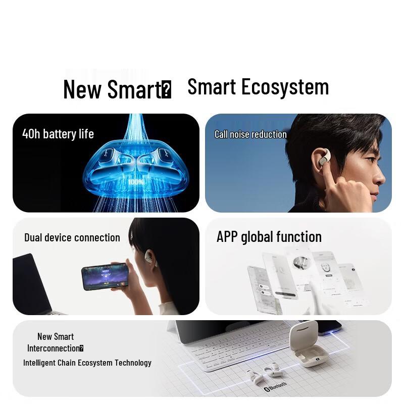 Edifier Bluetooth-наушники Evo Open-Ear для спорта