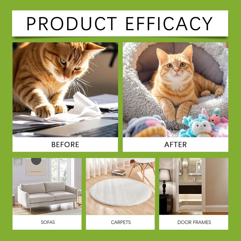 Спрей от кошек, Спрей от царапания, Вспомогательное средство для дрессировки питомцев в помещении и на улице, Защитник мебели, 100 мл