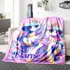 Custom Name Ghostbusters Adventure Night blanket for Couch & Bed, Plush Cozy Fuzzy Blanket Super Soft & Warm Blankets for Fall and Winter. 0908156