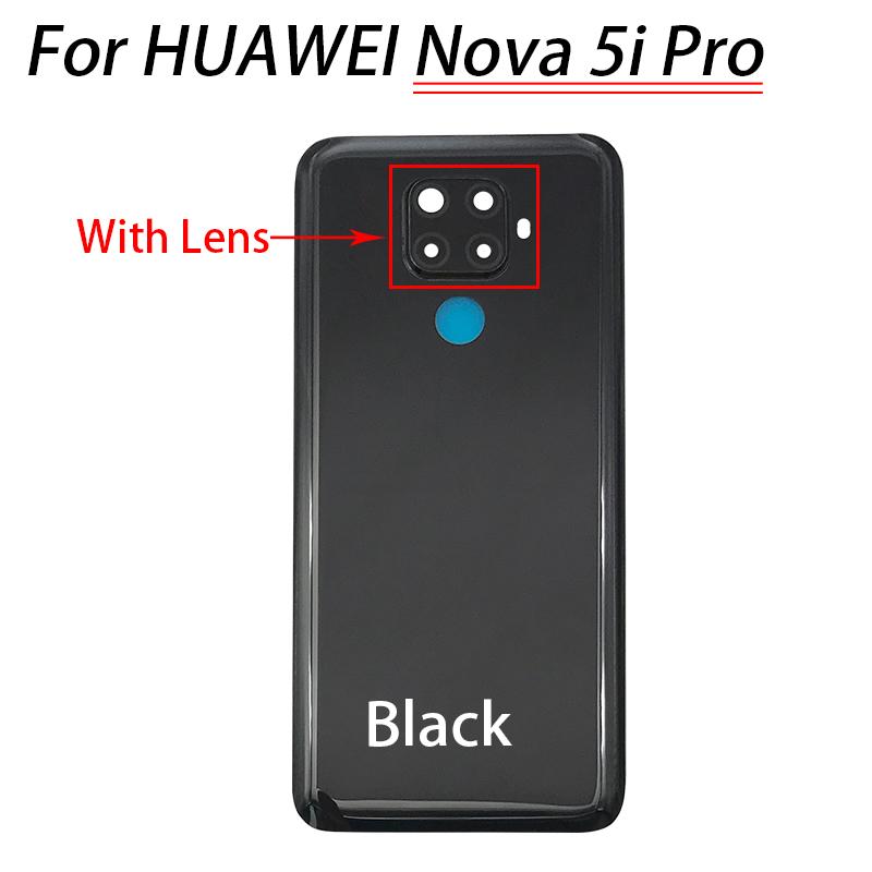 Для Huawei Nova 5i Pro задняя дверца батарейного отсека задний корпус с камерой