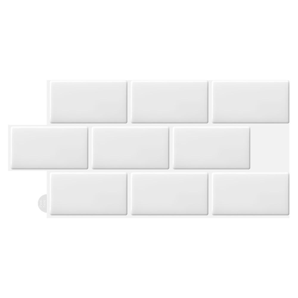 Classic 3D Crystal Drop Self-Adhesive Waterproof Wallpaper, Oil-Proof Brick Style Wall Sticker for Kitchen and Bathroom.