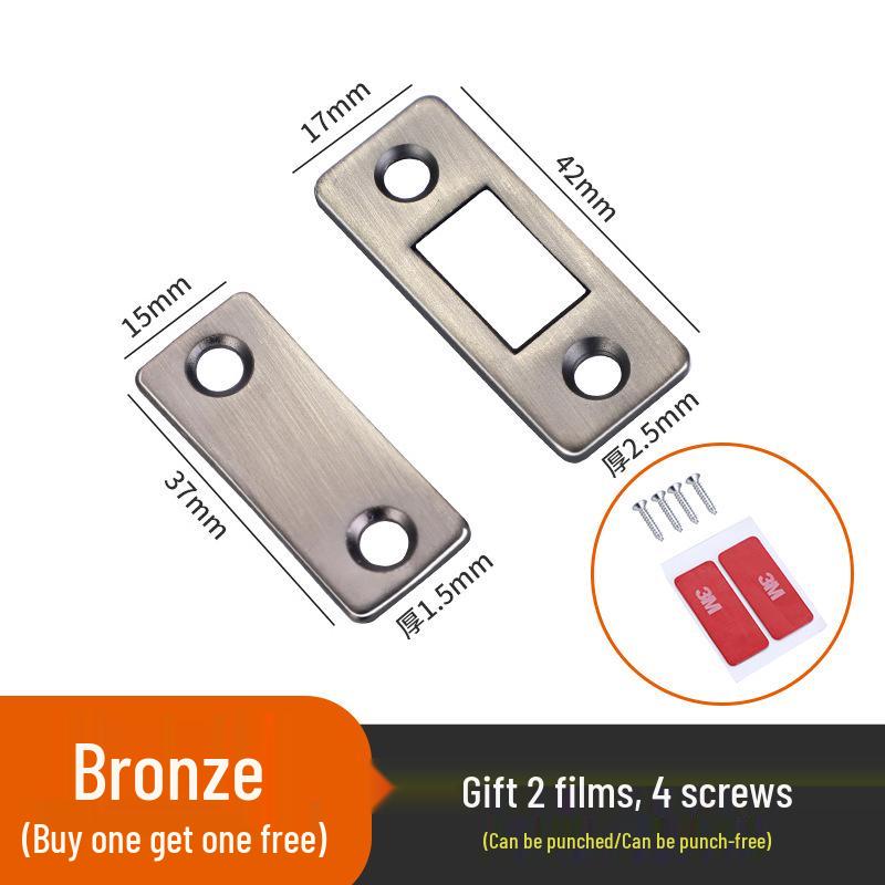 L-образный магнитный дверной стопор: Невидимый, не требующий сверления, тонкий лист для раздвижных дверей, ящиков и шкафов.