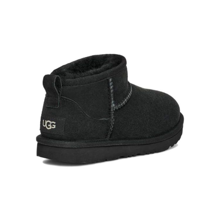 UGG Классические ультра мини-бутсы детские черные детские кроссовки 1130750K-BLK