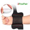 1Pair Carpal Tunnel Wrist Brace Includes Aluminum Spring Support, Removes Tendonitis Pain and Tingling, Use Night Splint Support