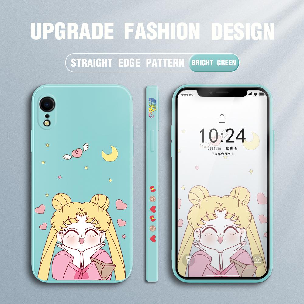 Чехол для телефона с милой девушкой из мультфильма для Redmi Xiaomi POCO Note 10 Pro 9 9A 9T 10C 8 7 11 Lite 5G X3 M3 с квадратным краем, мягкие защитные чехлы для полной камеры