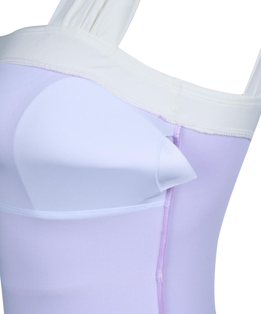 Lenomasuyeongbog Женский сборчатый монокини Фиолетовый Rn-Ls2F753-Pp