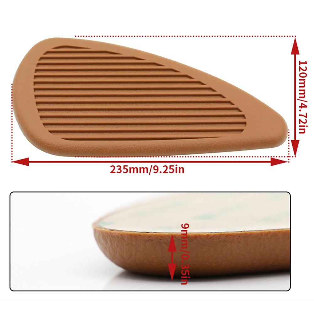 2 шт., мотоциклетный бак, наколенник, Ретро газовый топливный бак, резиновые наклейки, защитная накладка, оболочка, классическая часть