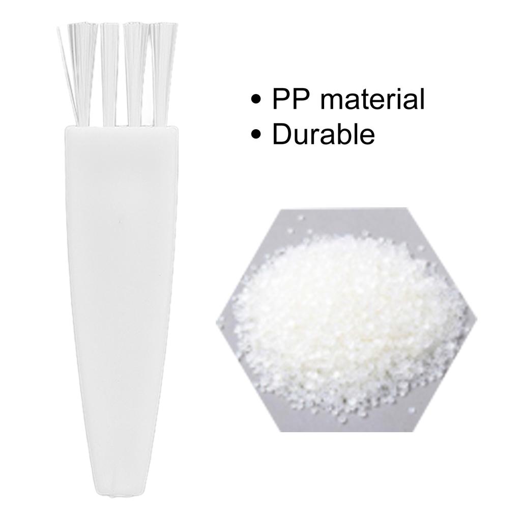 20 шт. Кисть для бритья Ручка из ПП Нейлоновая щетина Электрический триммер для бороды Чистящие щетки для компьютерных аксессуаров