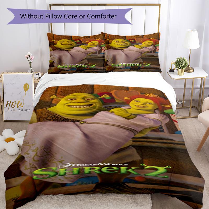 Shrek Comforter Cover Set Design For Living Room Machine Washable Christmas Gift