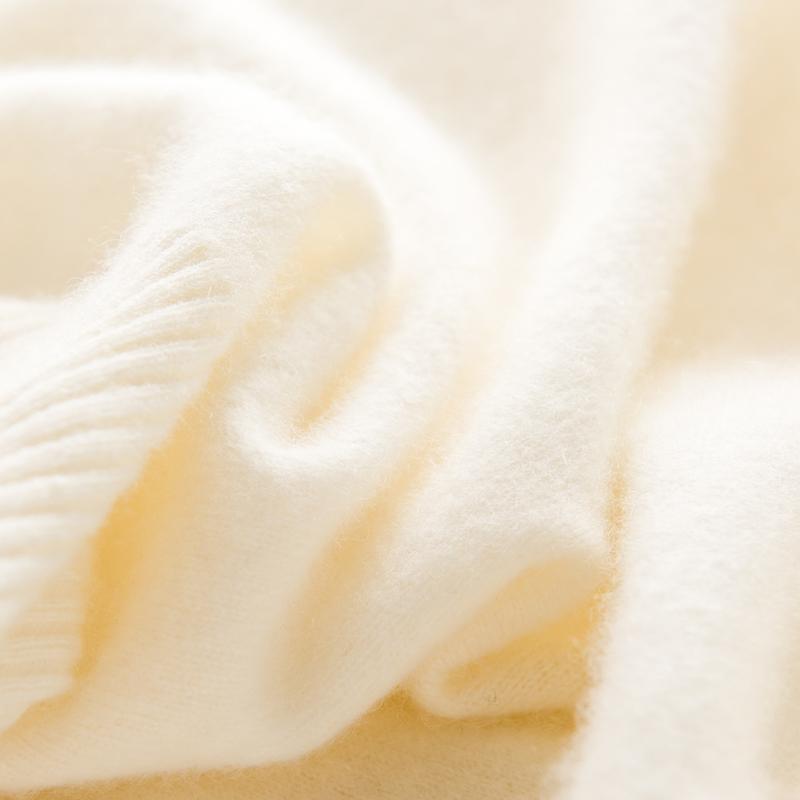 Женский кашемировый свитер Qinghe кашемир 100% кашемир, женский осенне-зимний кашемировый свитер, мягкий и теплый