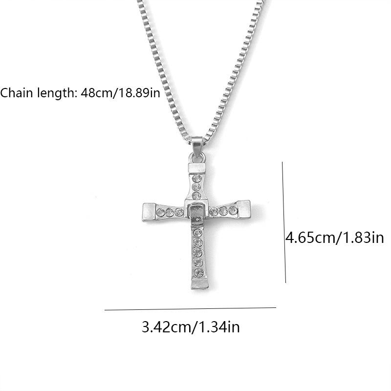 Крест ожерелье кулон для мужчин подарок другу модные украшения