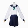 Amanai Riko Cosplay Anime Jujutsu Kaisen Riko Amanai Cosplay Costume JK Uniform Skirts Top Wig Halloween Costume for Girls Women