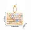 26-key Stress Relief Decompression Toy Clear Key Sounds Press Button Toy Keyboard Toy  Bag Pendant