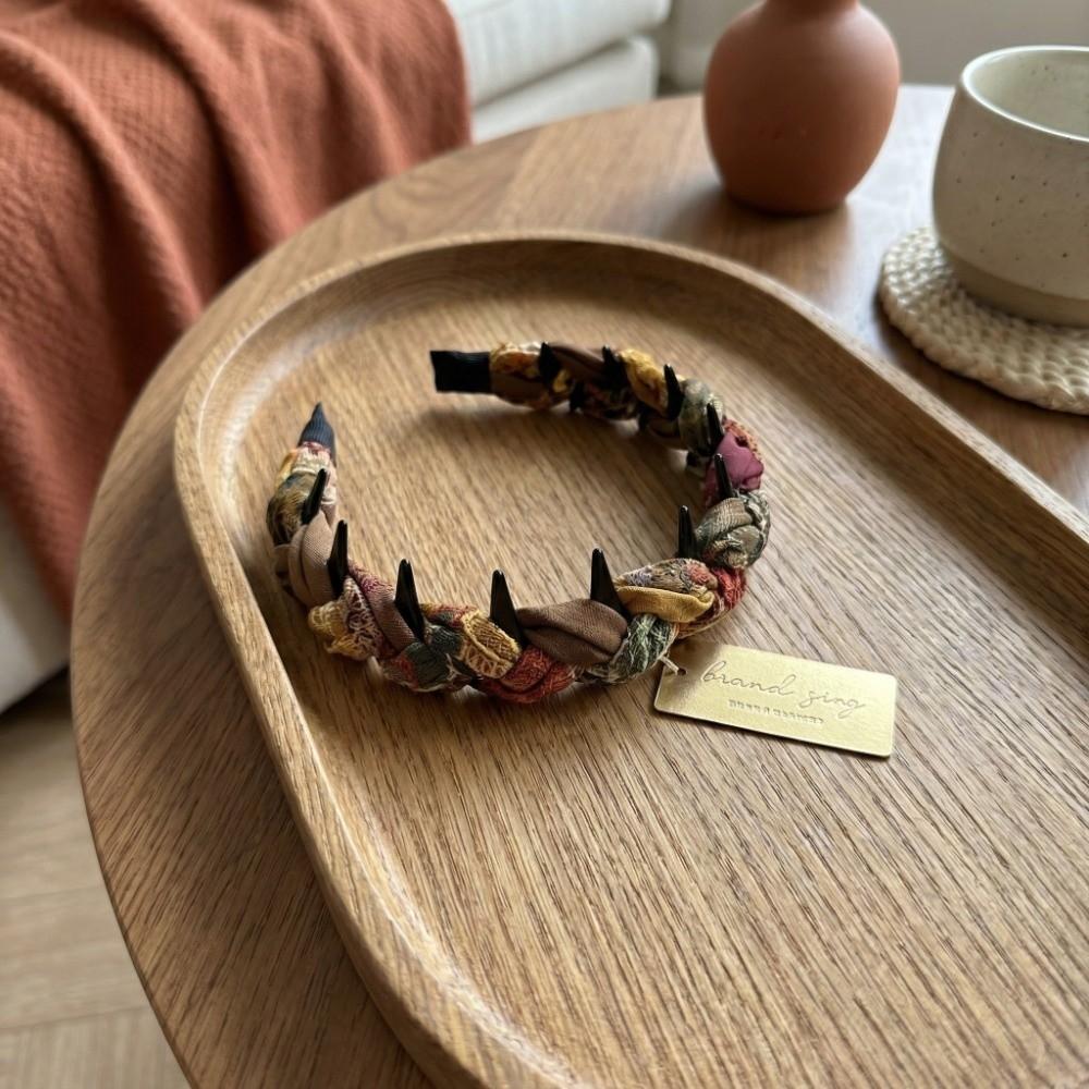 Non-Slip High Skull Headband Toothed Comb Comb Headband Headbands For Women Daily Autumn Winter