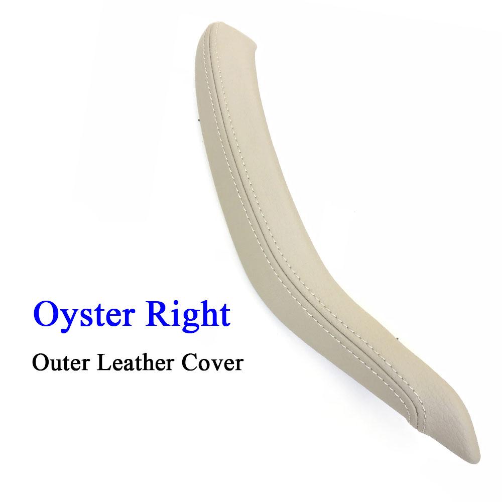 F15 F16 черная внутренняя кожаная ручка пассажирской двери, внешняя крышка, замена накладки для BMW X5 X6 2014 2015 2016 2017