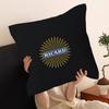 R-Ricards Logo Pillow Covers Cartoon Sofa Decorative Home Double-Sided Printing Short Plush Cute Cushion Cover