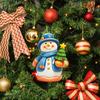 Christmas Ornament Snowman Pendant Acrylic Car Hanging Decoration Winter Xmas Tree Decoration Festive Gift Decor